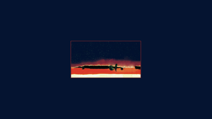 Neon Genesis Evangelion: Crashed Aircraft Under Starry Sky