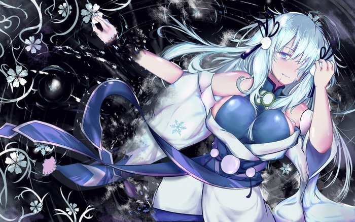 Yuki-Onna fan art from Yu-Gi-Oh! The Ice Mayakashi