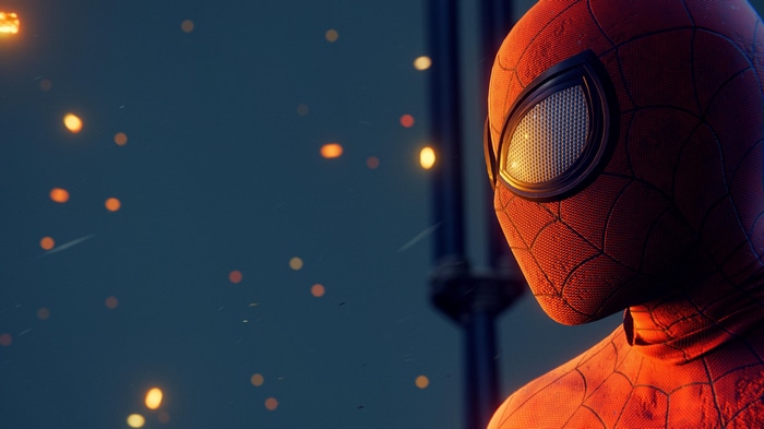 4K Spider-Man Costume Close-up