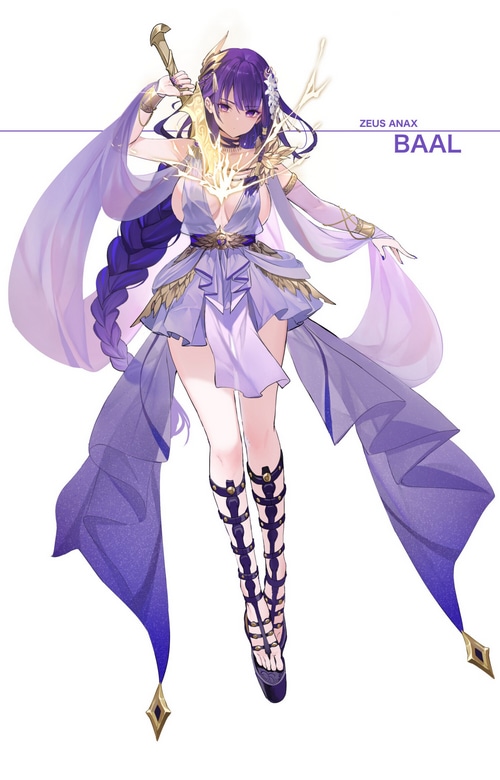 Baal Raiden Shogun Artwork by Dishwasher1910