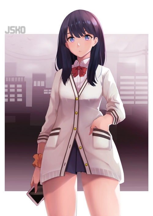 Takarada Rikka from SSSS.GRIDMAN fan art