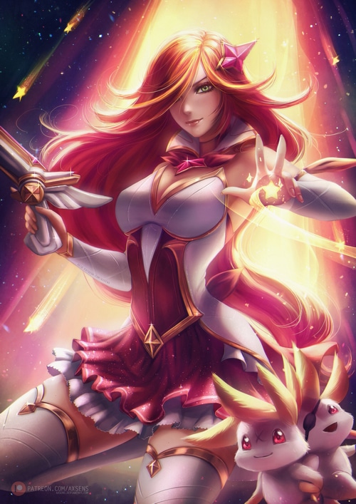 Star Guardian Miss Fortune and companions