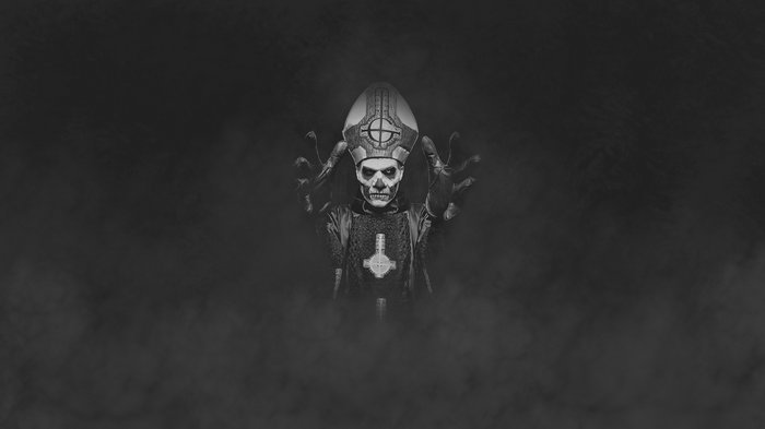 Papa Emeritus IV of Ghost B.C. in costume