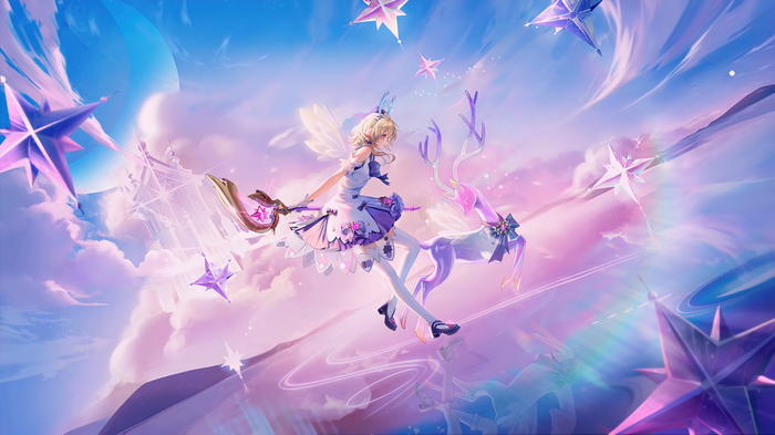 4K Honor of Kings: Girl with Wings and Deer