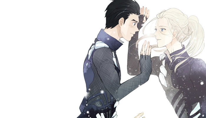 Victor Nikiforov and Yuuri Katsuki from Yuri!!! On Ice