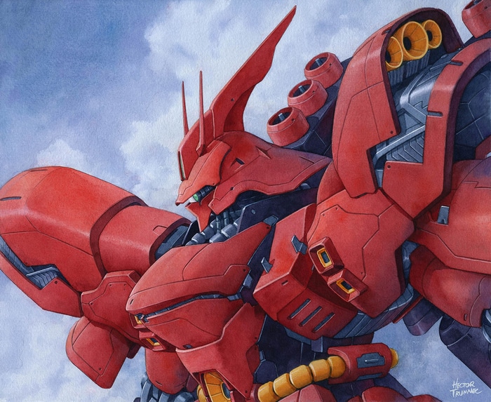 Sazabi Mobile Suit from Mobile Suit Gundam Chars Counterattack
