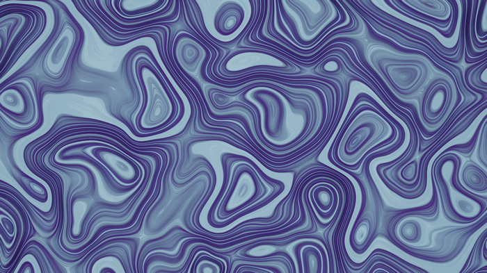 Abstract purple and blue liquid patterns