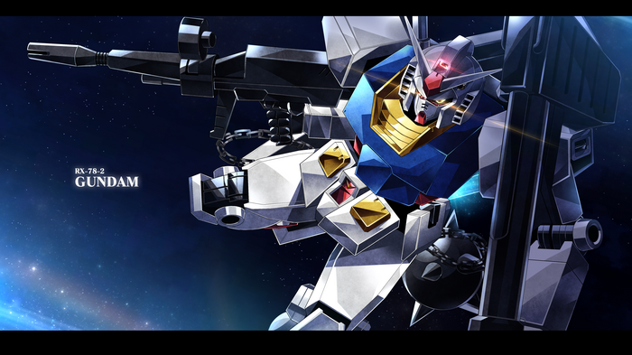 4K RX-78-2 Gundam in Space