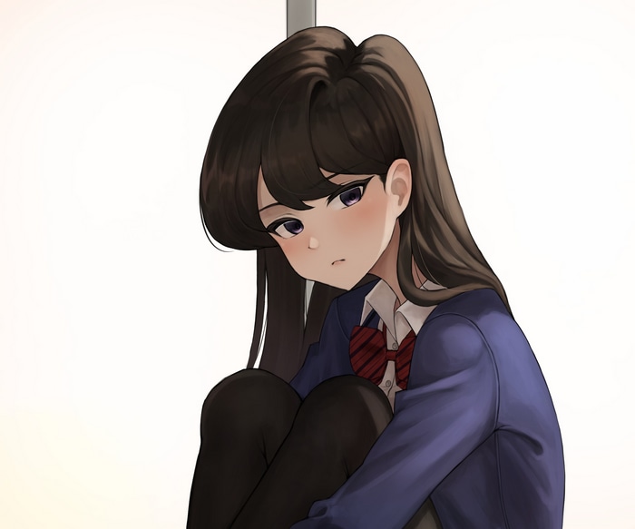 Komi Shouko in school uniform