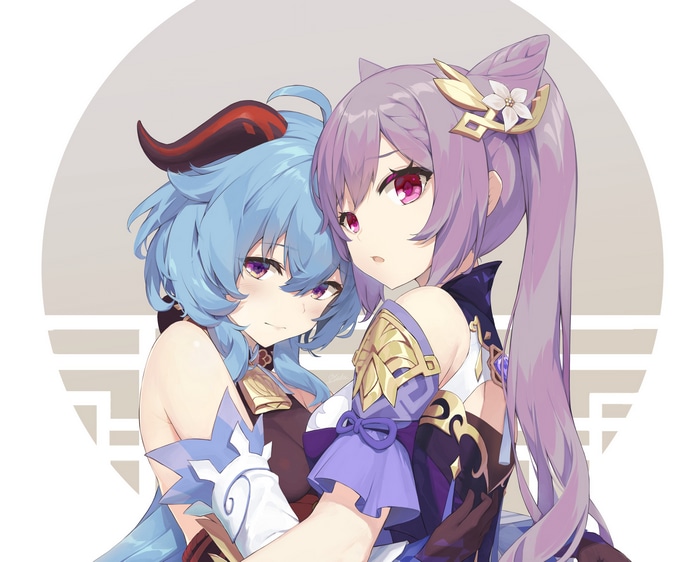 Ganyu and Keqing from Genshin Impact