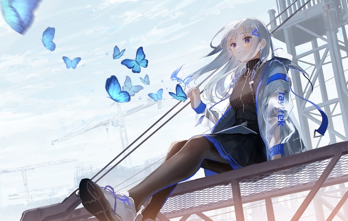Oyuyu with Butterflies