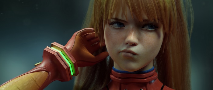 Asuka Langley Soryu from Evangelion