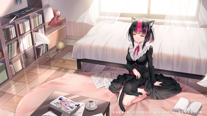Original Characters in a Bedroom