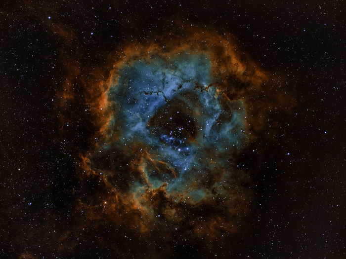 The Rosette Nebula in Space