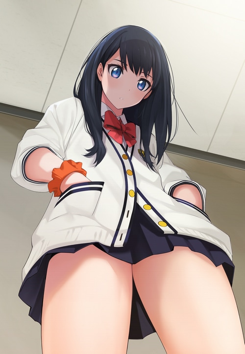 Takarada Rikka fan art from SSSS.GRIDMAN