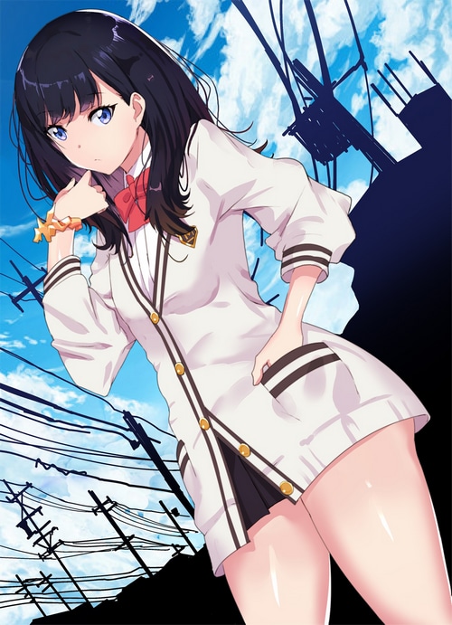 Rikka Takarada from SSSS.GRIDMAN in school uniform