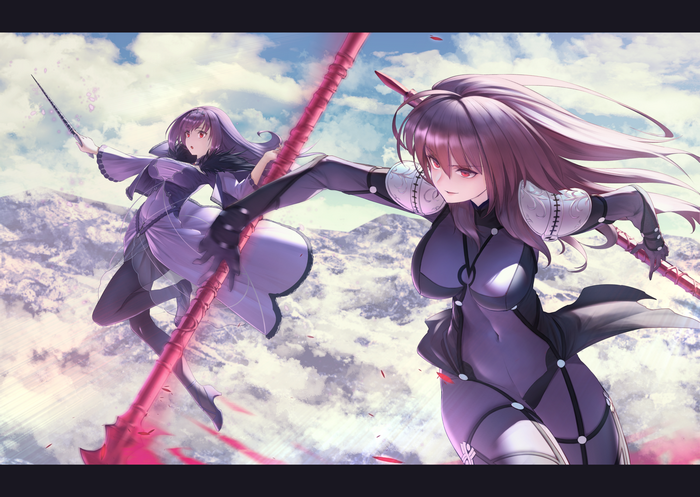 Scathach and Skadi from Fate/Grand Order