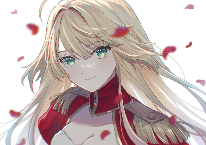Nero Claudius from Fate/Extra CCC with petals