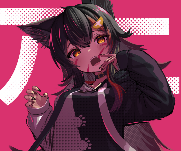 Ookami Mio Hololive Anime Girl