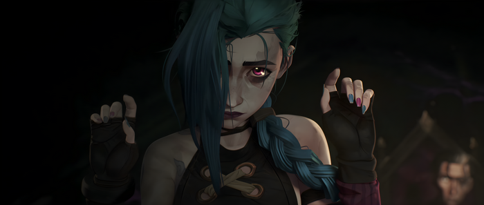Jinx from League of Legends artwork