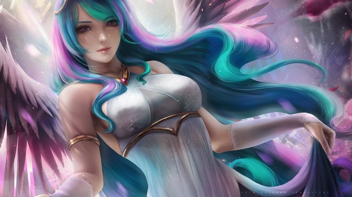 4K Princess Celestia by Axsens