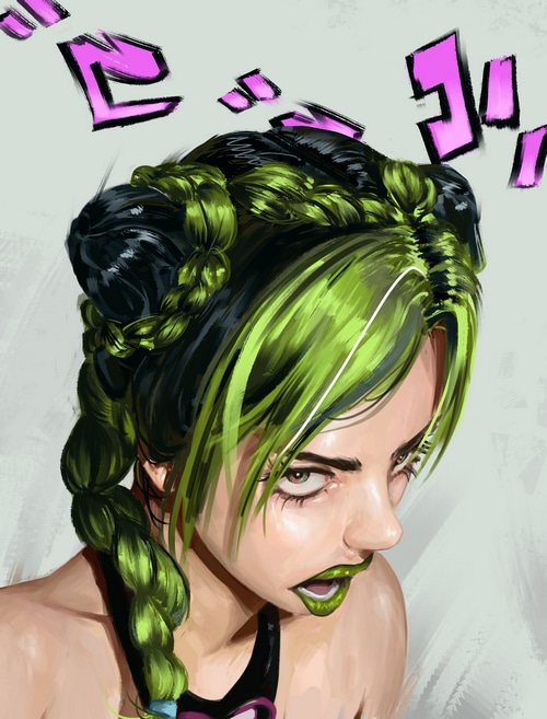 Jolyne Cujoh from JoJo's Bizarre Adventure