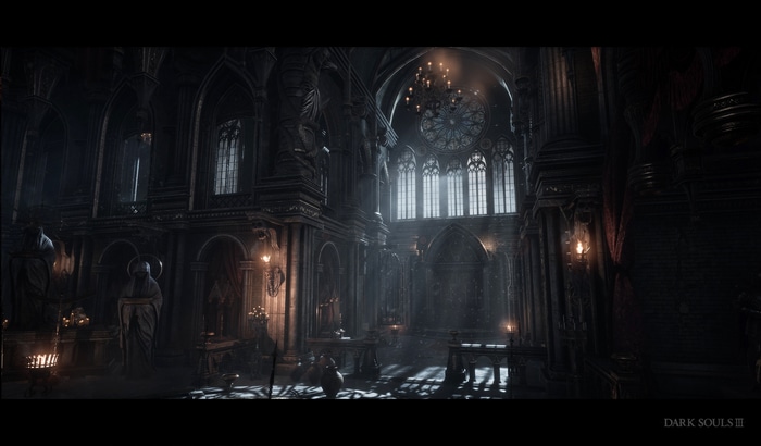 Dark Souls III Cathedral Interior