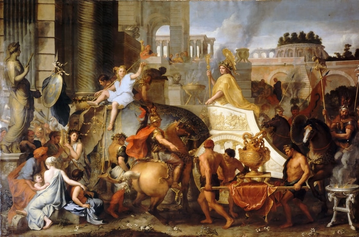 4K Painting of a Roman Triumph