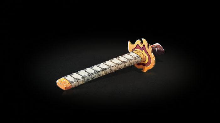 4K Rengoku Kyoujurou's Nichirin Sword from Kimetsu no Yaiba