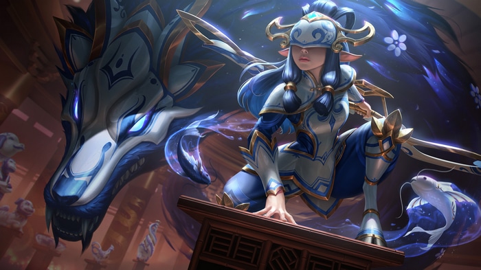Kindred and Wolf from League of Legends