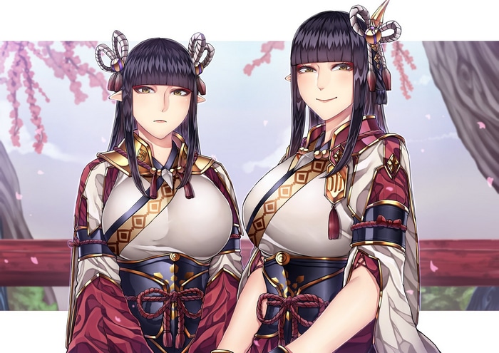 Monster Hunter Rise Minoto Twins Hinoa and Minoto