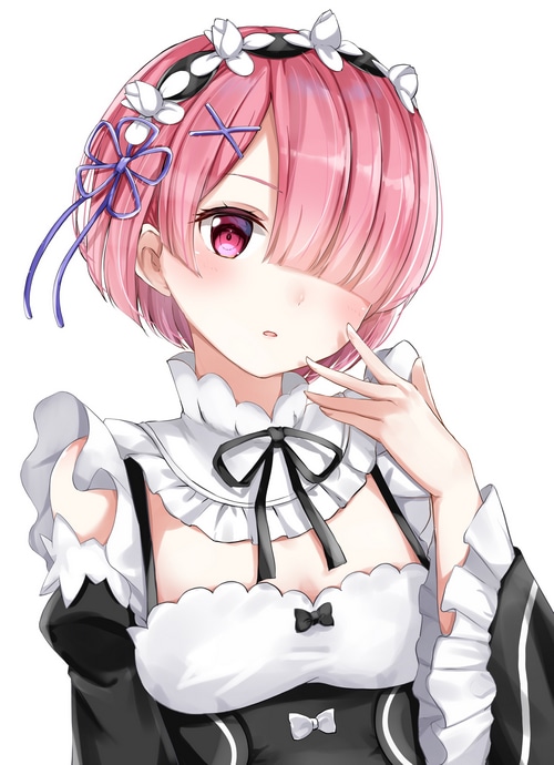Ram from Re:Zero in a Maid Outfit