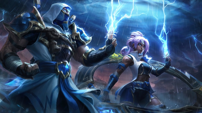 4K Shockblade Shen and Qiyana League of Legends