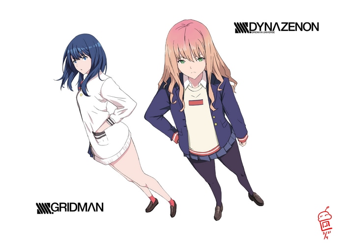 Minami Yume and Takarada Rikka from SSSS.GRIDMAN and SSSS.Dynazenon