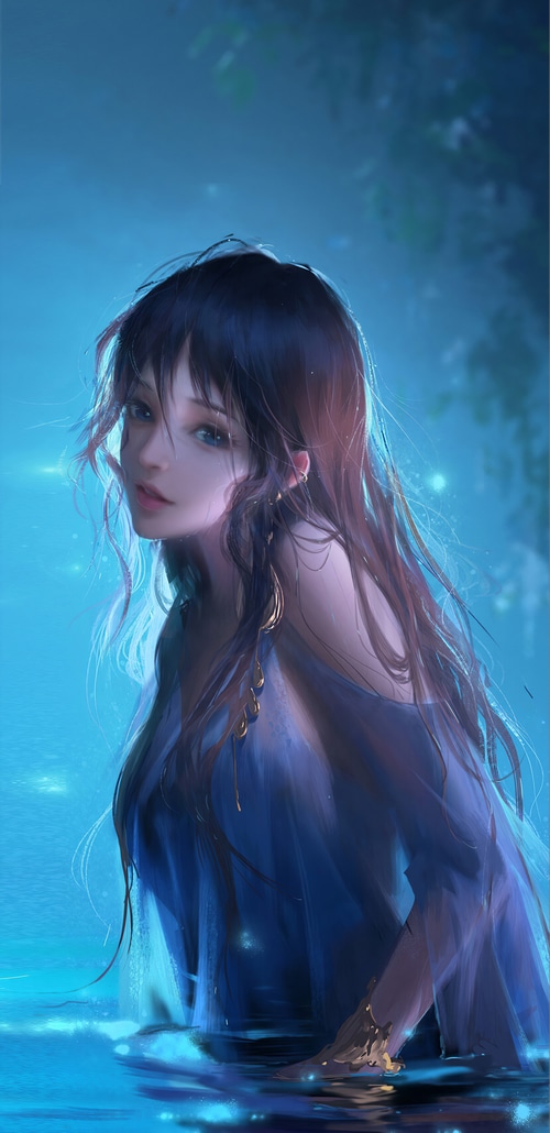 XiShi from Honor of Kings in water