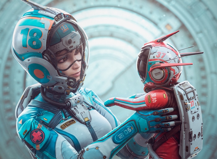 Michael Black's Sci-Fi Astronauts