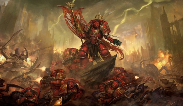 Warhammer 40,000 Blood Angels vs Tyranids Battle