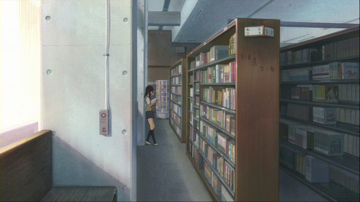 The Girl Who Leapt Through Time Library Scene