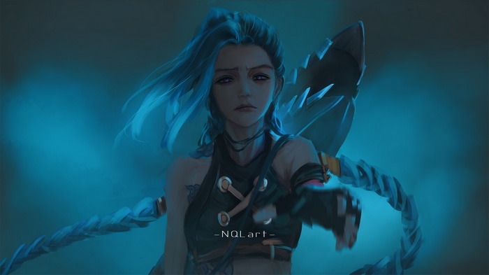 Jinx from Arcane by NQLart