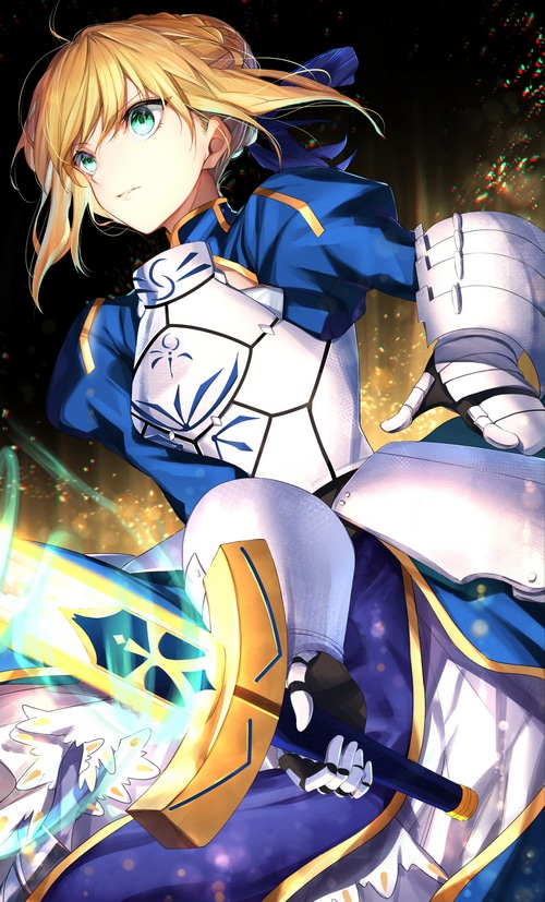 Saber Artoria Pendragon from Fate series