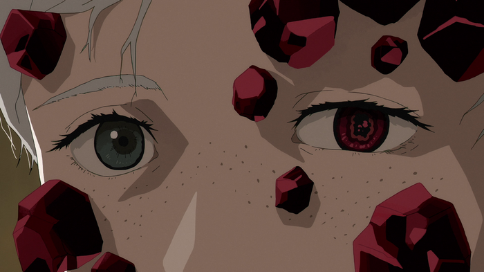 Nagara and Mizuho with red crystals