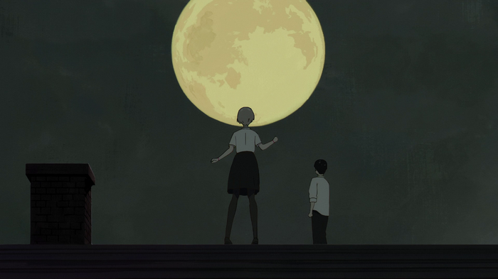 Sonny Boy: Nagara and Mizuho under the moon