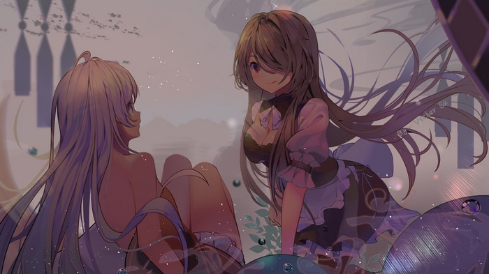 Honkai Impact Rita Rossweisse and another girl