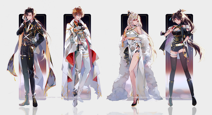 Genshin Impact Characters: Tartaglia, Beidou, Ningguang, and Zhongli