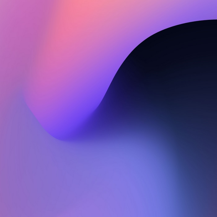 Abstract colorful gradient with smooth curves