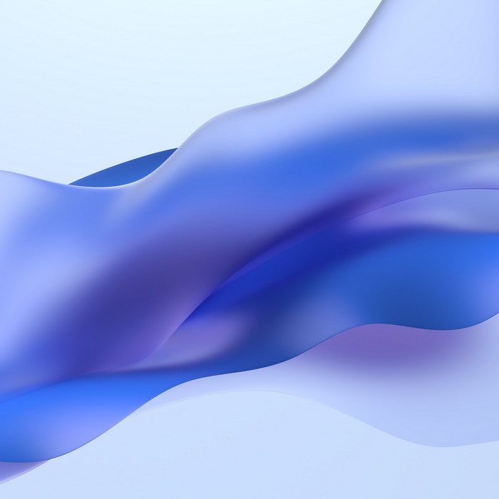 3D Abstract Lines Soft Gradient Graphic Design Chrome Vector Art 