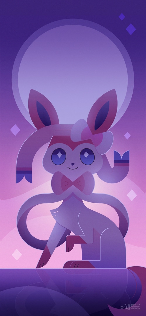 Sylveon Pokémon Digital Art