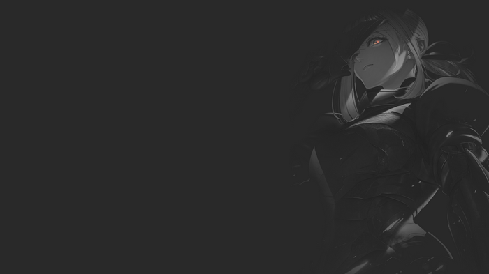 Saber Alter in Armor with Red Eyes