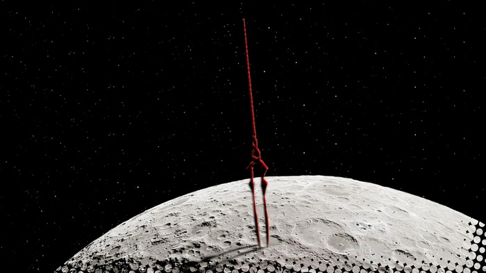 Evangelion Unit-01 on the Moon