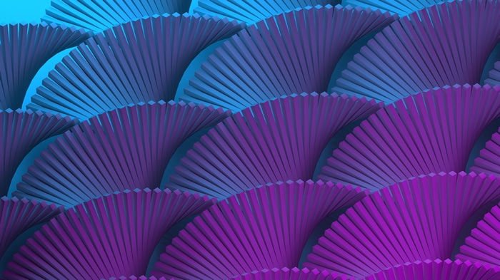 Abstract geometric pattern with blue and purple gradient
